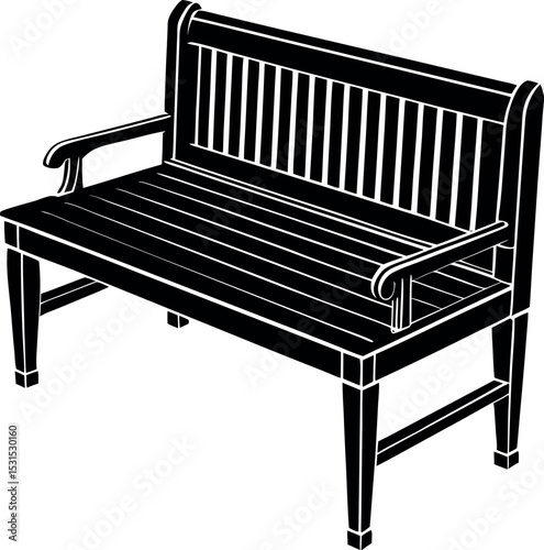 Small Entryway Bench Shallotte On White Background