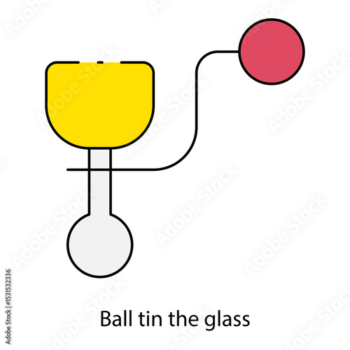 Wallpaper Mural Ball tin the glass single icon vector illustration Torontodigital.ca