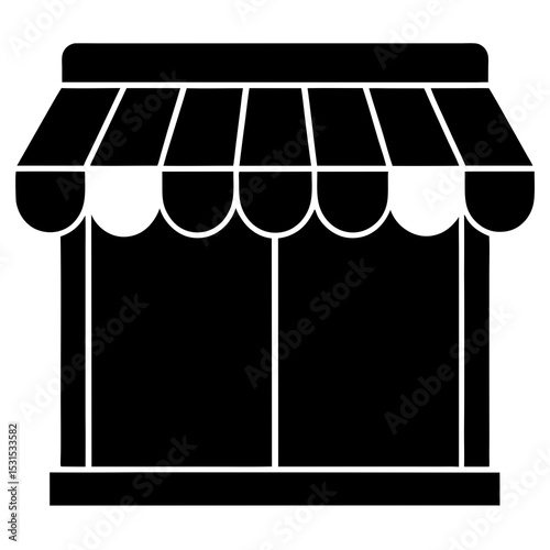shop window vector illustration