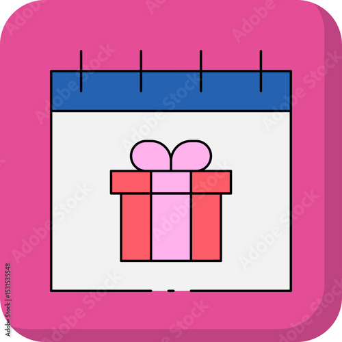 Website gift single icon vector illustration