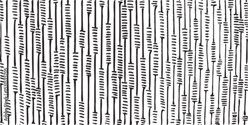 Black and white geometric pattern. Tileable texture background.