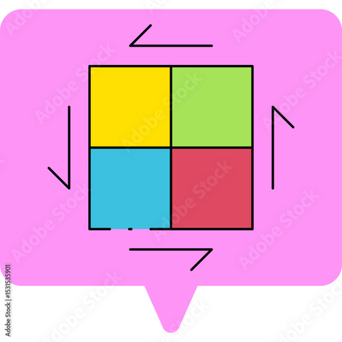 Group single icon vector illustration