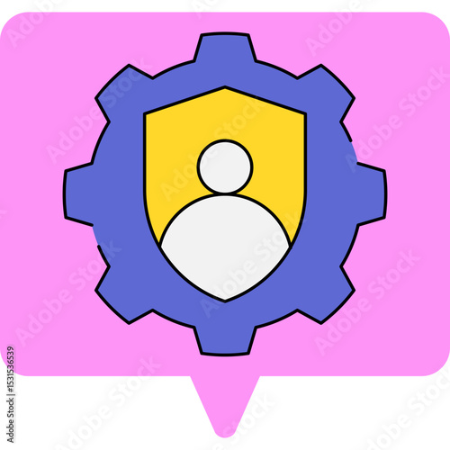 Setting single icon vector illustration