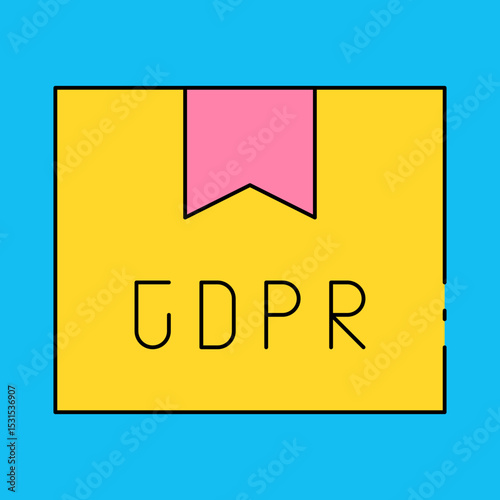 Parcel single icon vector illustration