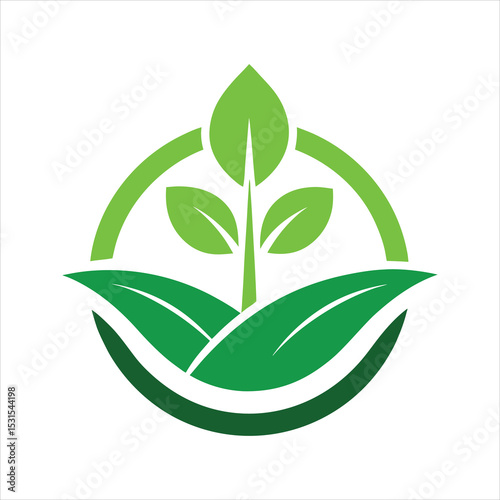  Minimalist Green Garden Symbol Vector Art