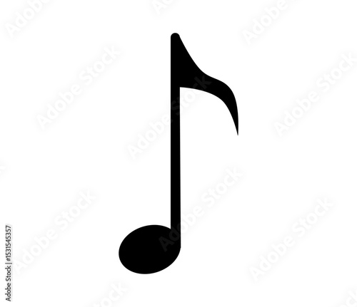  Music notes icon. Vector illustration
