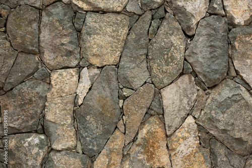 Old big rocks stone wall texture background
