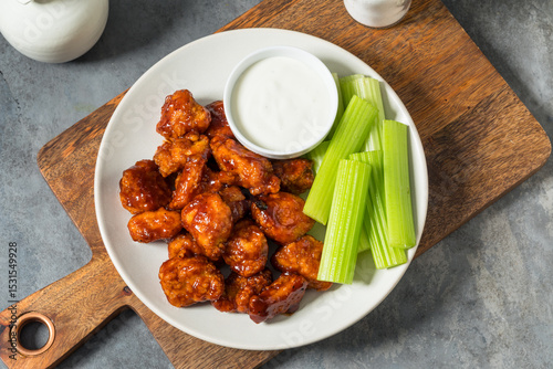 Homemade Boneless Barbecue Chicken Wings