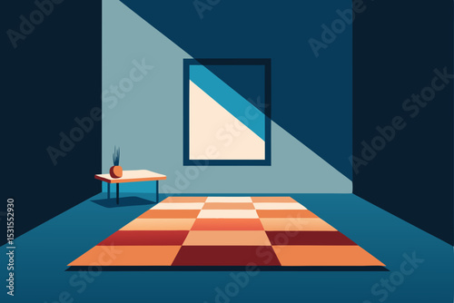empty room with a window