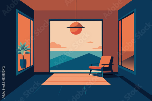 room with a window