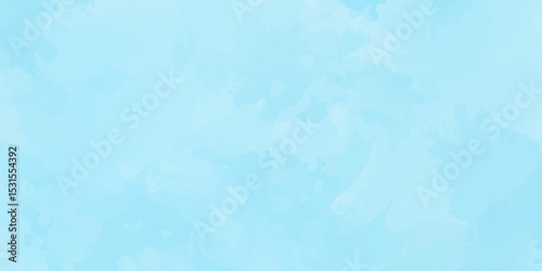 Watercolor background, creative brush painted aquarelle light sky blue background watercolor background showcasing a blend of warm and cool colors for background.	
