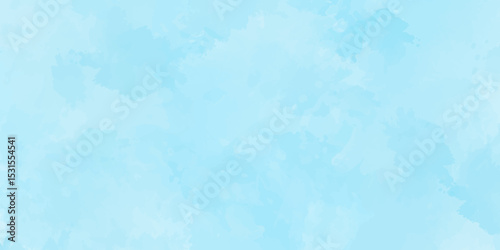 Watercolor background, creative brush painted aquarelle light sky blue background watercolor background showcasing a blend of warm and cool colors for background.	
