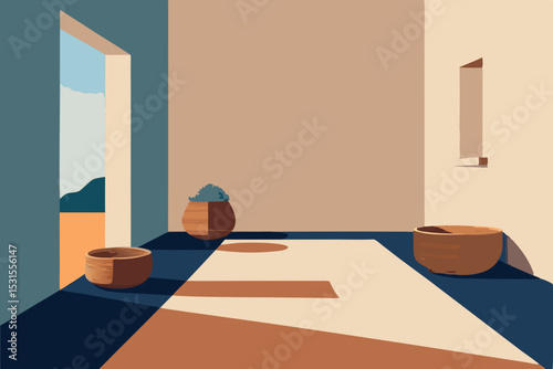 interior of a hotel room