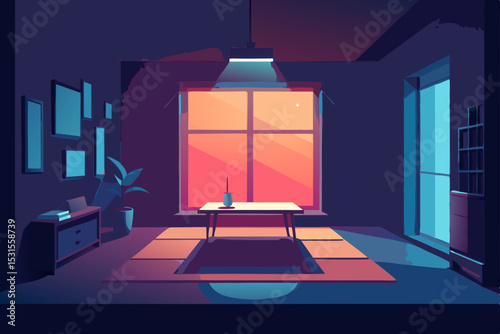 interior of a hotel room