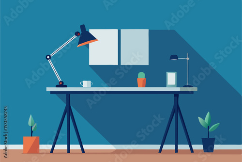 vector illustration of a room
