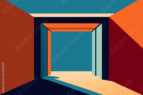 empty room with a window