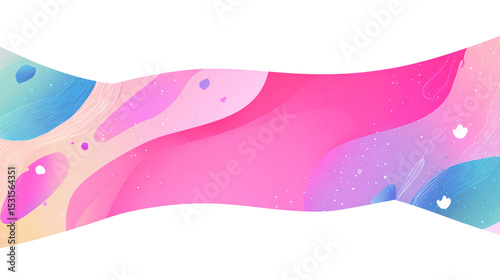 Abstract fluid gradient background in pink, blue, and white with organic shapes Modern backdrop with vibrant colors for graphic design and web design