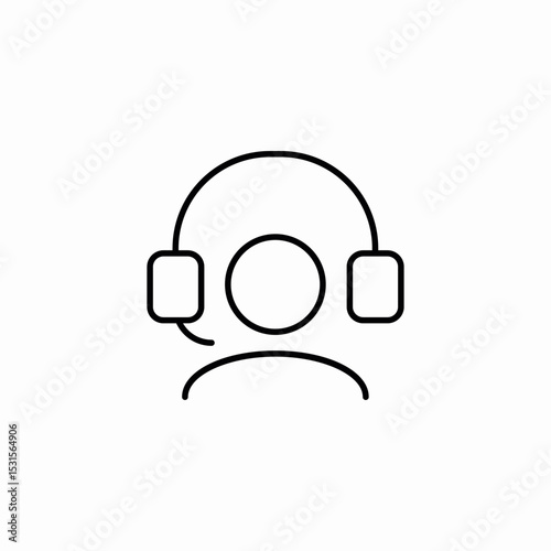 customer service icon sign vector