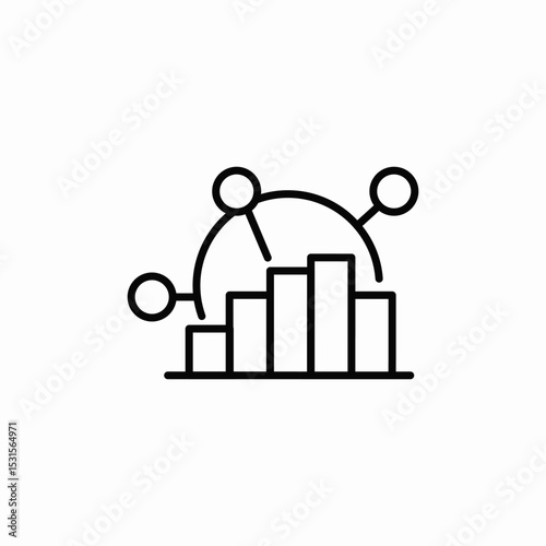 data approaches icon sign vector