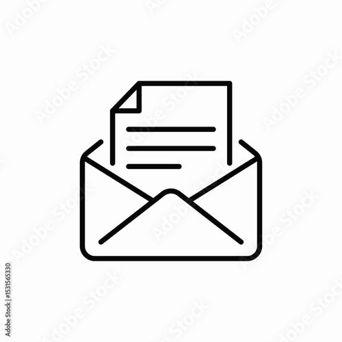 email page icon sign vector