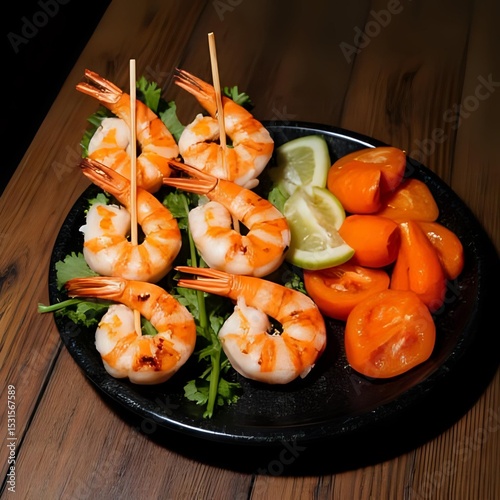 shrimp and vegetable salad