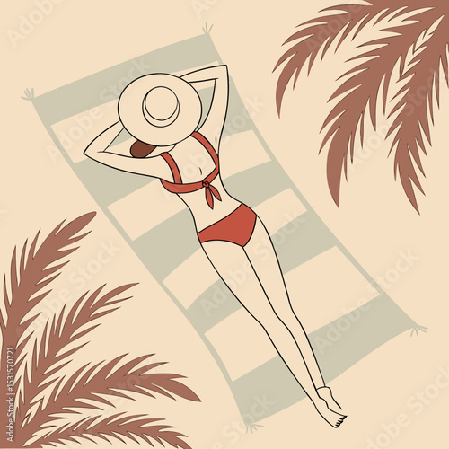 girl on the beach