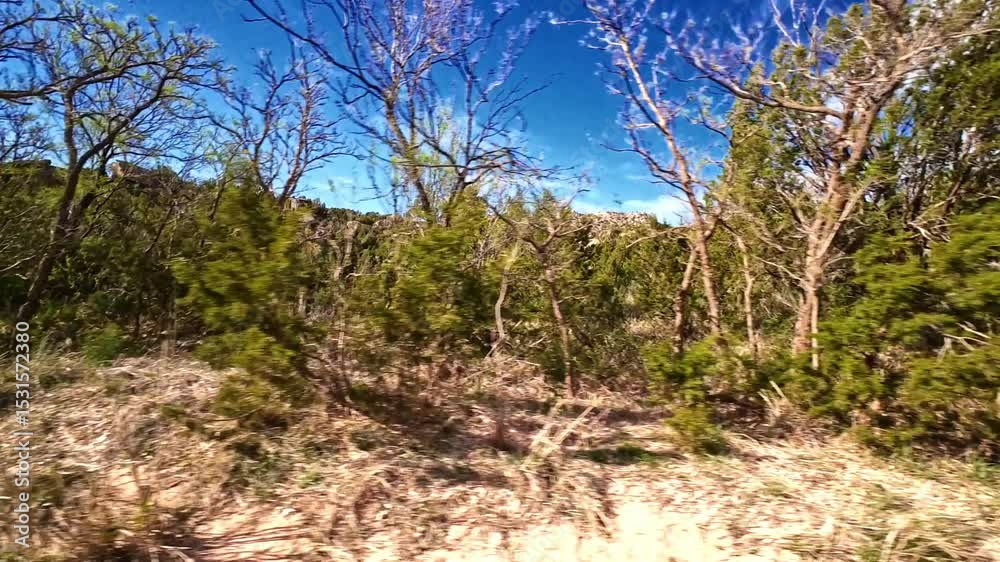 A spring time scenic drive through the beautiful terrain of Palo Duro Canyon State Park, Canyon, Texas. A spring time scenic drive through the beautiful terrain of Palo Duro Canyon State Park, Canyon, Texas.
