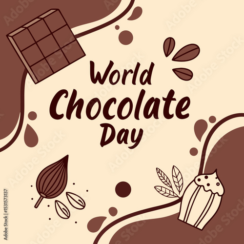 vector illustration of a coffee background