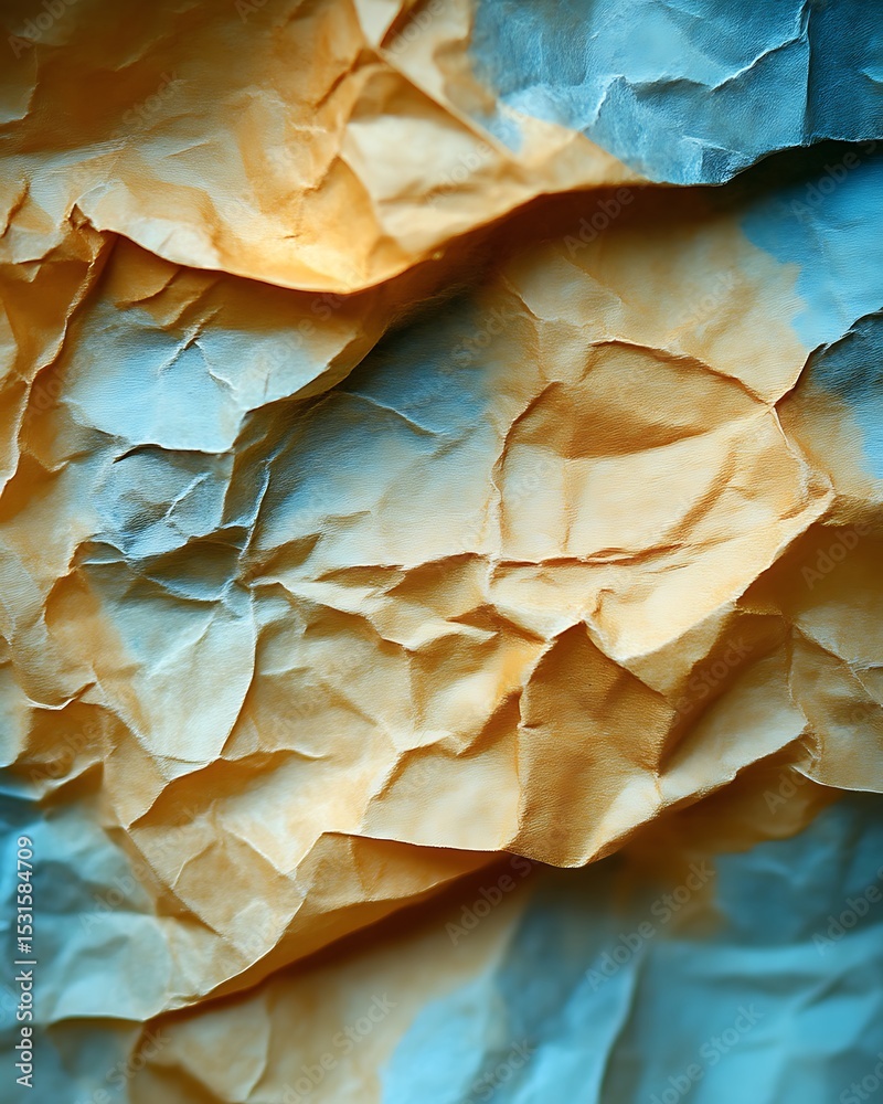 Fototapeta premium Crumpled paper texture (4)