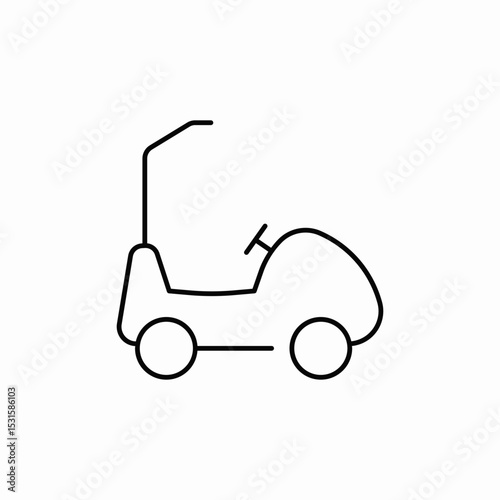 cart buggy icon sign vector