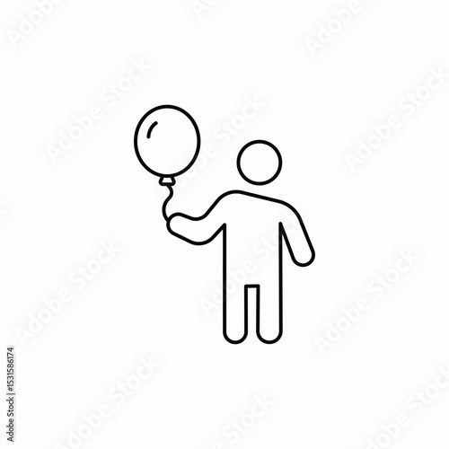 celebration balloon icon sign vector