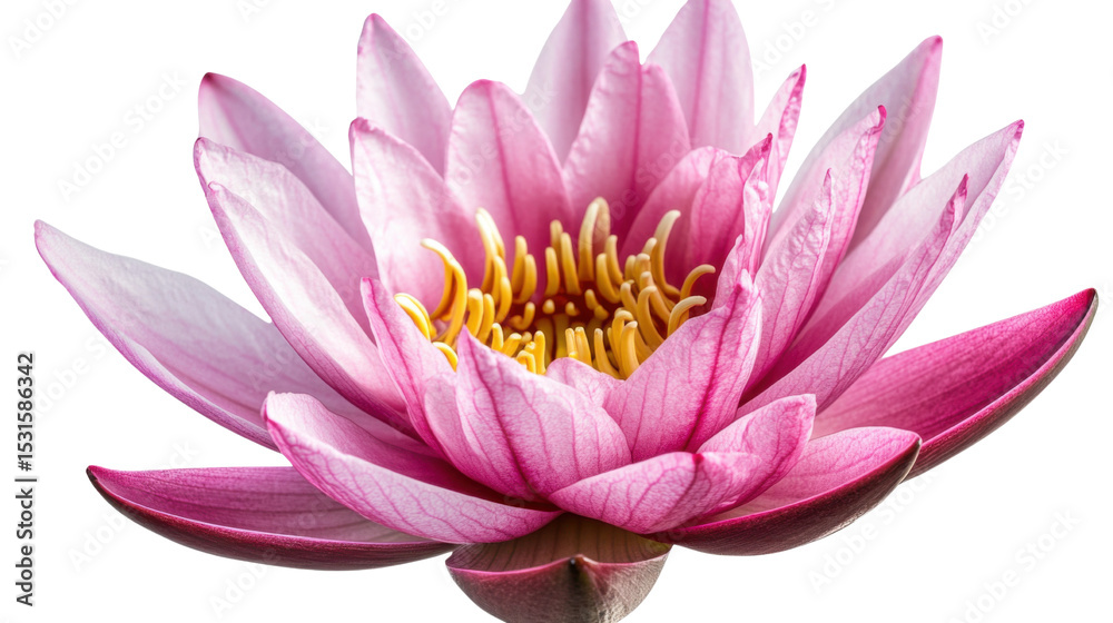 Obraz premium lotus flower isolated on white background