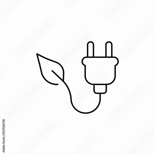 eco supply icon sign vector