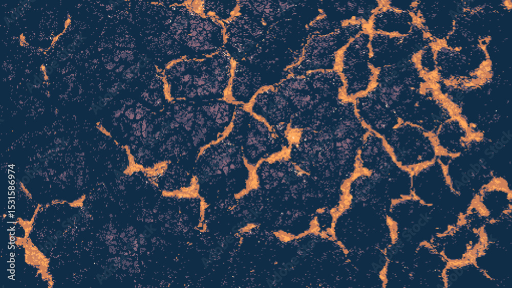 Cracked lava rock pixel art
