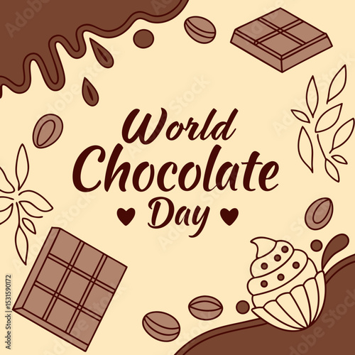 chocolate bar vector illustration