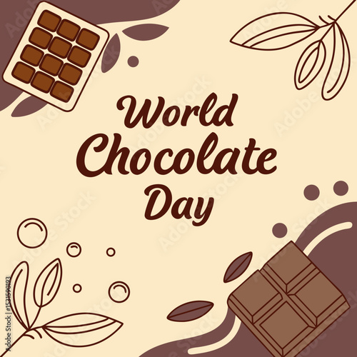 chocolate bar vector illustration