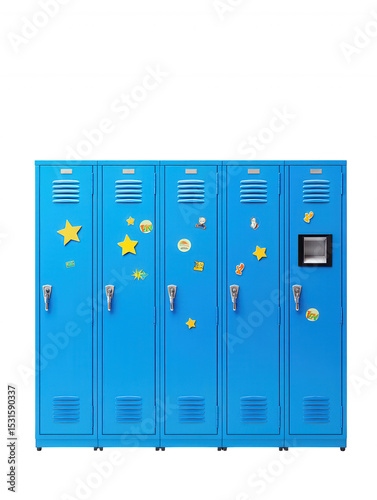 Blue School Lockers
