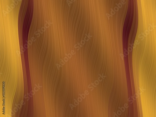 Abstract wavy background texture with a gradient of golden brown and dark maroon colors, creating a luxurious and elegant design.