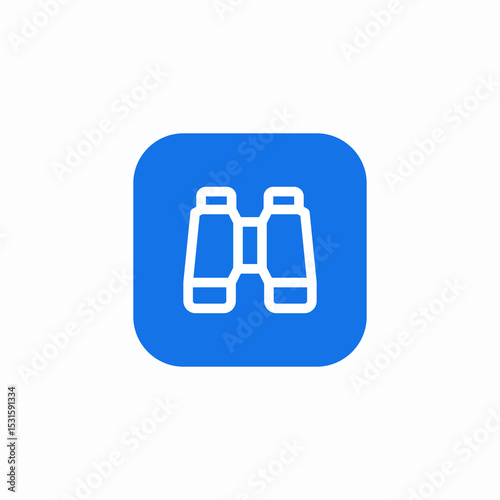 binoculars view icon sign vector