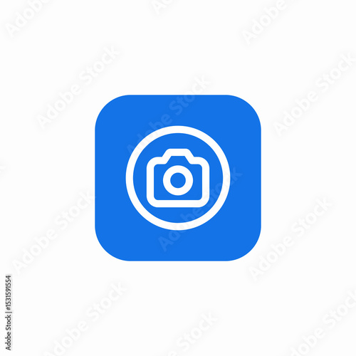 camera photos icon sign vector