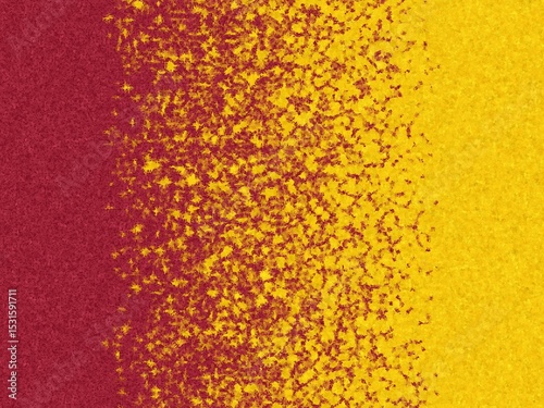 Abstract textured background with a gradient transition from deep red to golden yellow, featuring a unique speckled pattern.