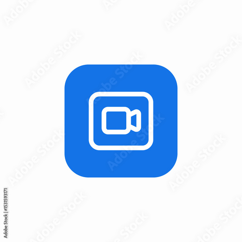 record video icon sign vector