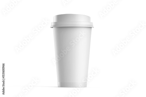 Wallpaper Mural Paper Coffee Realistic Takeaway Cup Mockup 3D Rendering Torontodigital.ca