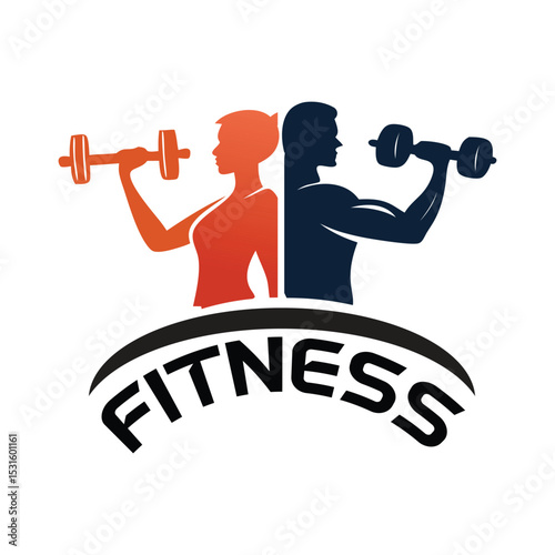 fitness  gym club logo template