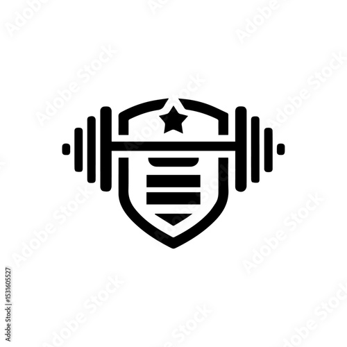 Fitness Logo Design Template-Muscle Logo-Design For Gym and Fitness-Vector