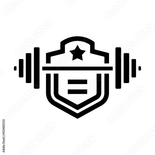 Fitness Logo Design Template-Muscle Logo-Design For Gym and Fitness-Vector