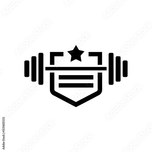 Fitness Logo Design Template-Muscle Logo-Design For Gym and Fitness-Vector