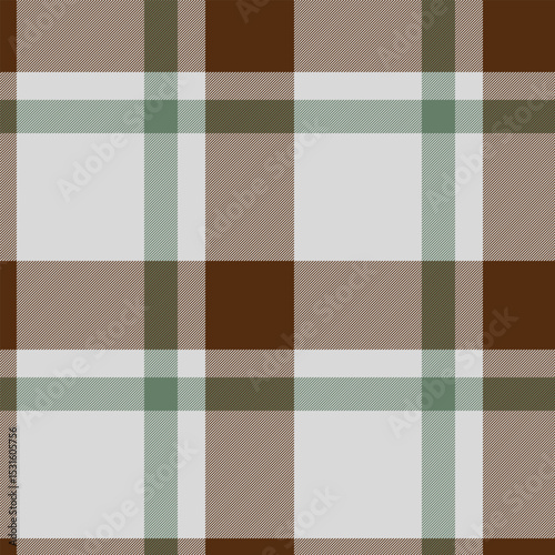 Elegant muted plaid pattern in earthy tones.  Perfect for autumnal designs, textiles, or website backgrounds.  The subtle color palette offers a sophisticated and calming aesthetic.
