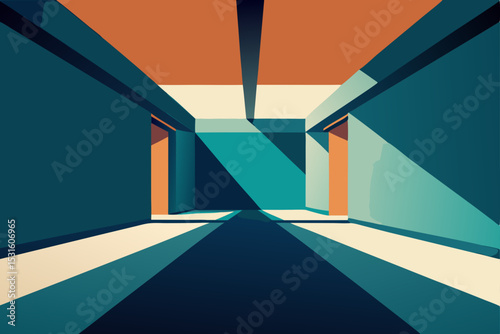 empty parking garage
