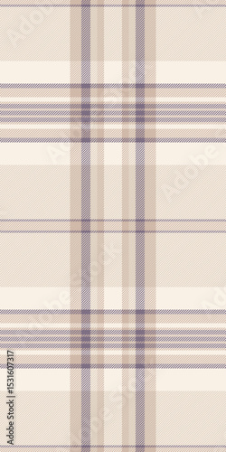 Creation textile seamless pattern, robe fabric vector background. Scottish check tartan texture plaid in light and linen colors.